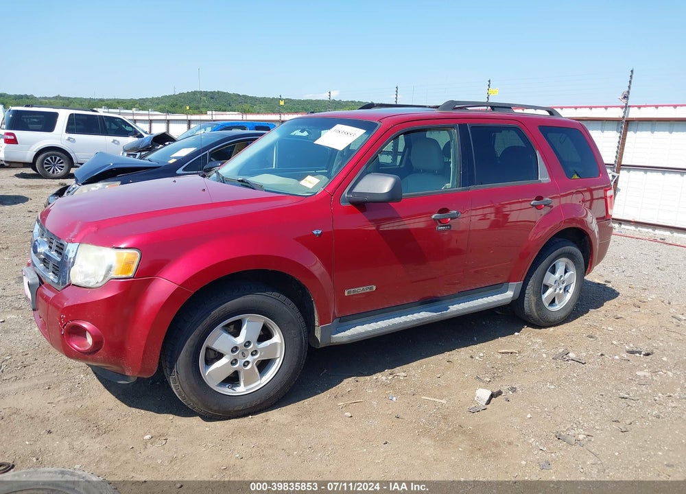 2008 FORD ESCAPE XLT VIN: 1FMCU03138KC99761