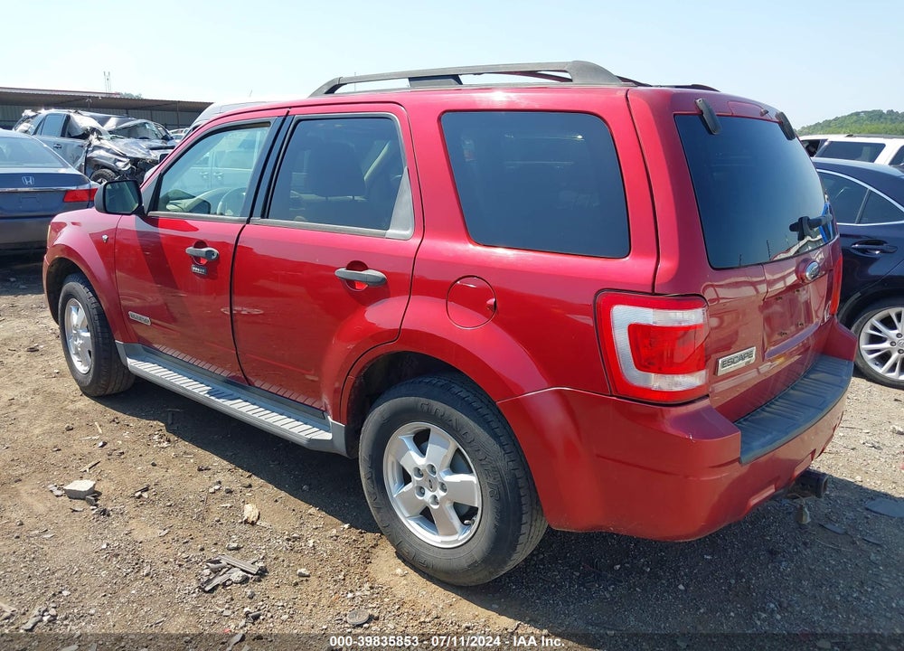2008 FORD ESCAPE XLT VIN: 1FMCU03138KC99761