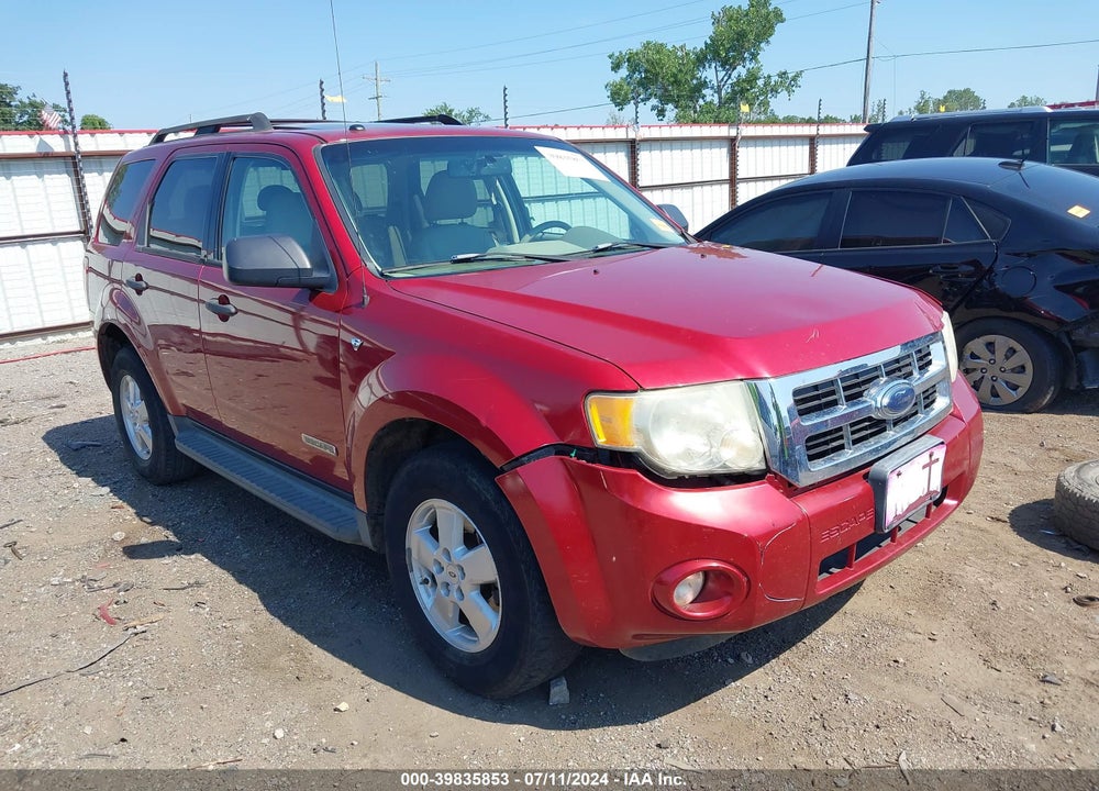2008 FORD ESCAPE XLT VIN: 1FMCU03138KC99761