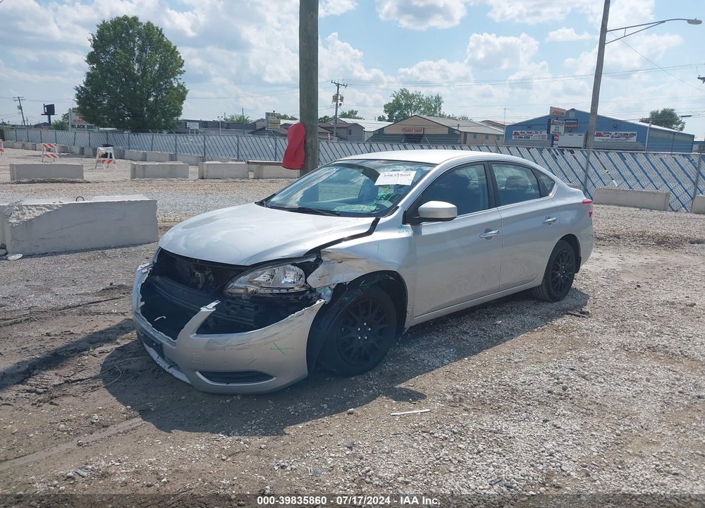2014 NISSAN SENTRA S VIN: 3N1AB7AP1EY275895