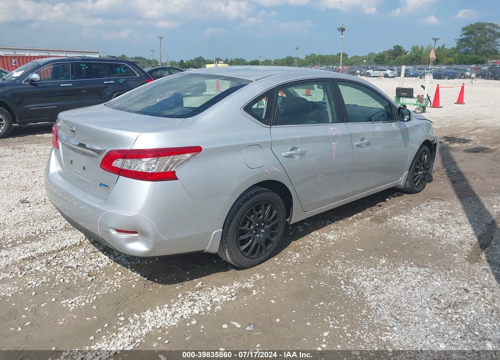 2014 NISSAN SENTRA S VIN: 3N1AB7AP1EY275895