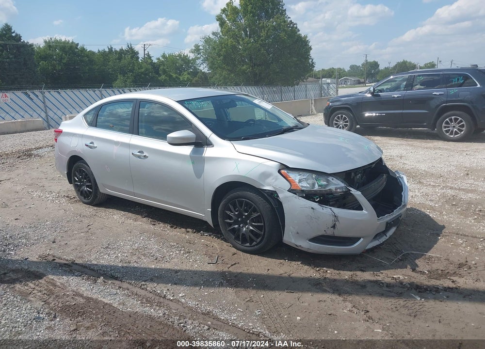 2014 NISSAN SENTRA S VIN: 3N1AB7AP1EY275895