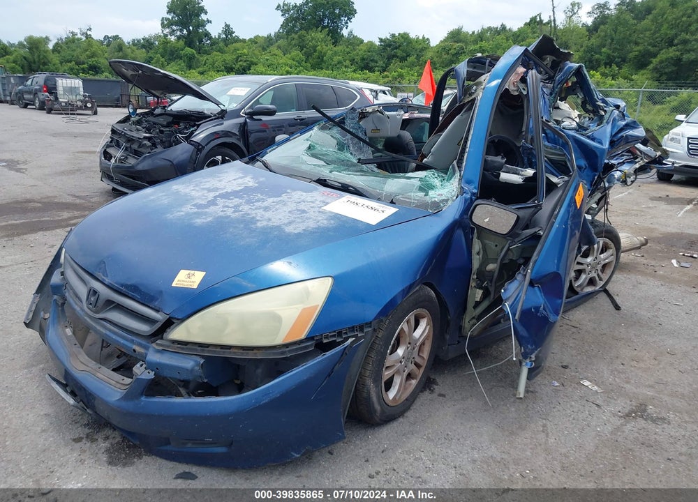 2007 HONDA ACCORD 2.4 EX VIN: 1HGCM726X7A001707