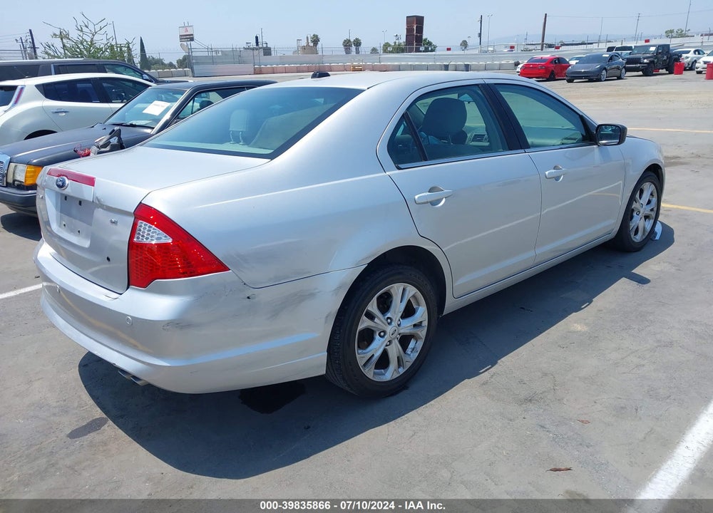 2012 FORD FUSION SE VIN: 3FAHP0HA7CR310457