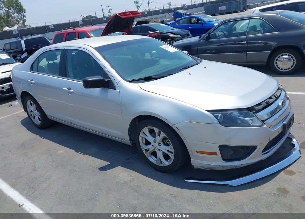 2012 FORD FUSION SE VIN: 3FAHP0HA7CR310457