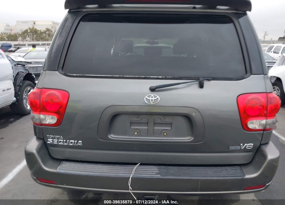 2006 TOYOTA SEQUOIA LIMITED V8 VIN: 5TDZT38AX6S270162