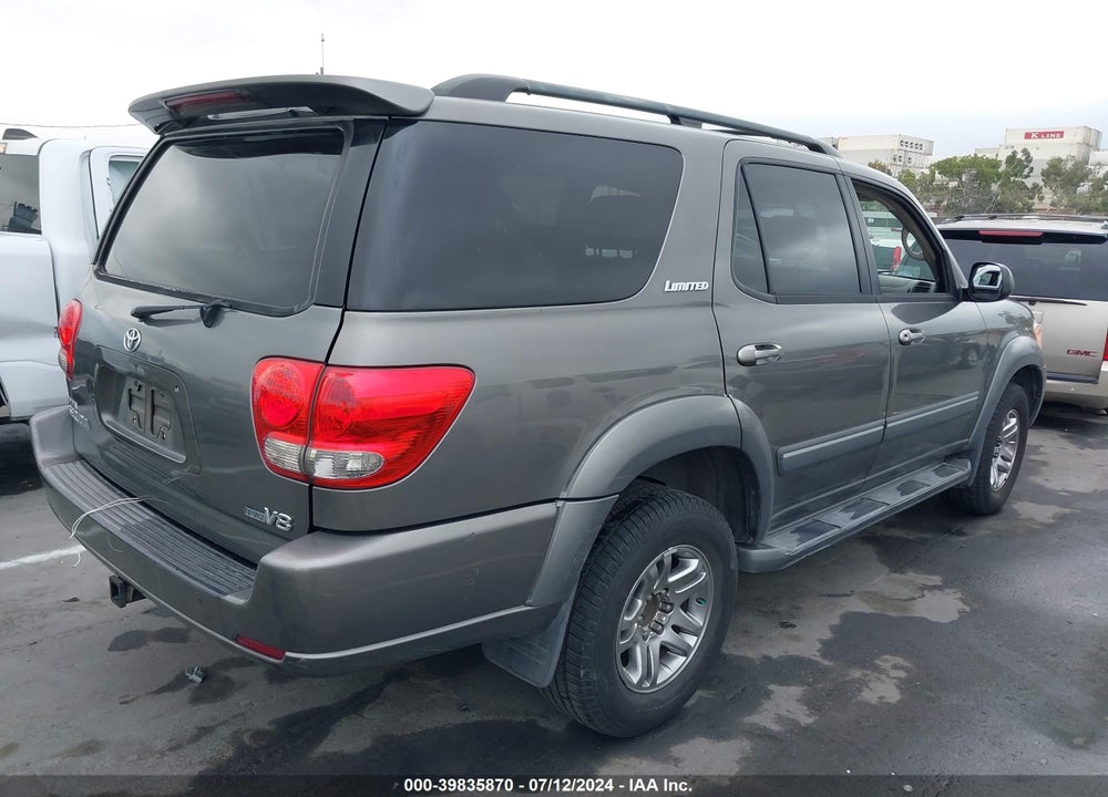 2006 TOYOTA SEQUOIA LIMITED V8 VIN: 5TDZT38AX6S270162