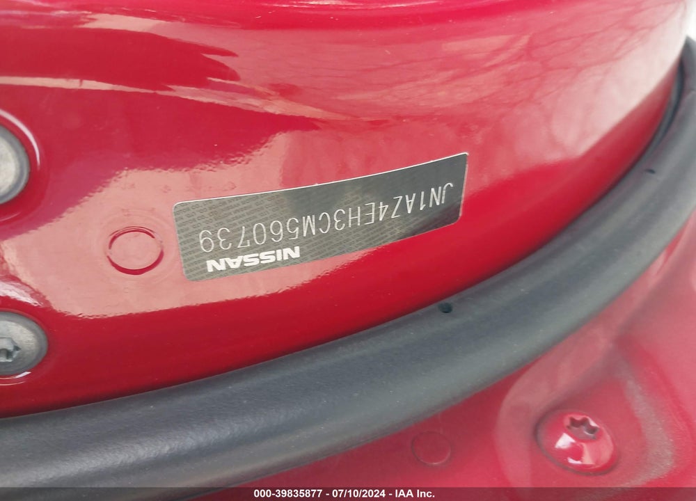 2012 NISSAN 370Z NISMO VIN: JN1AZ4EH3CM560739