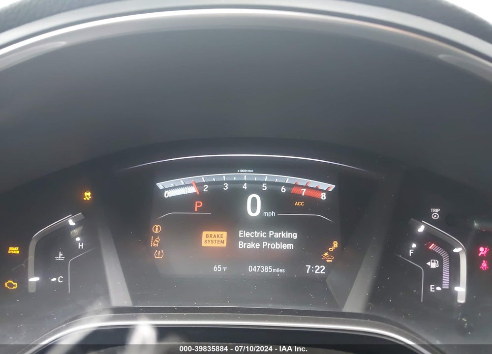 2019 HONDA CR-V EX-L VIN: JHLRW2H87KX015491