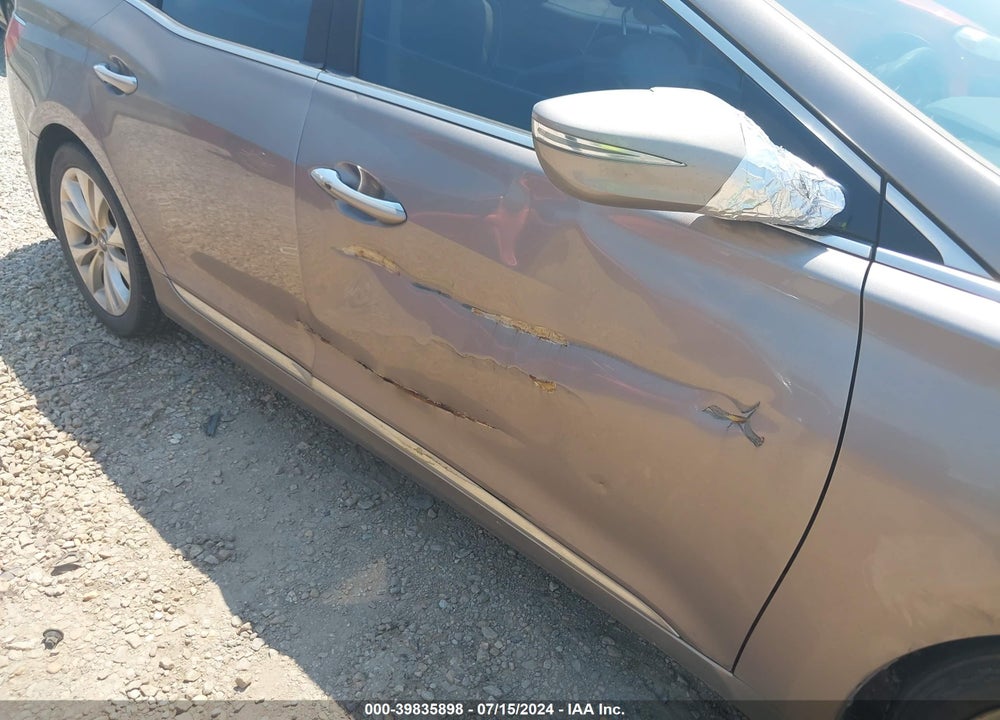 2012 HYUNDAI AZERA VIN: KMHFG4JG7CA150870