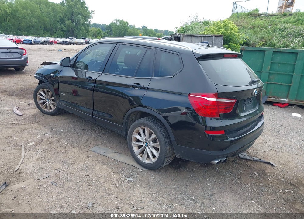 2016 BMW X3 XDRIVE28I VIN: 5UXWX9C58G0D80167