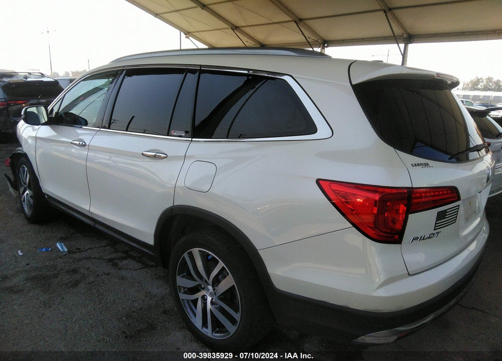 2017 HONDA PILOT TOURING VIN: 5FNYF6H95HB040143
