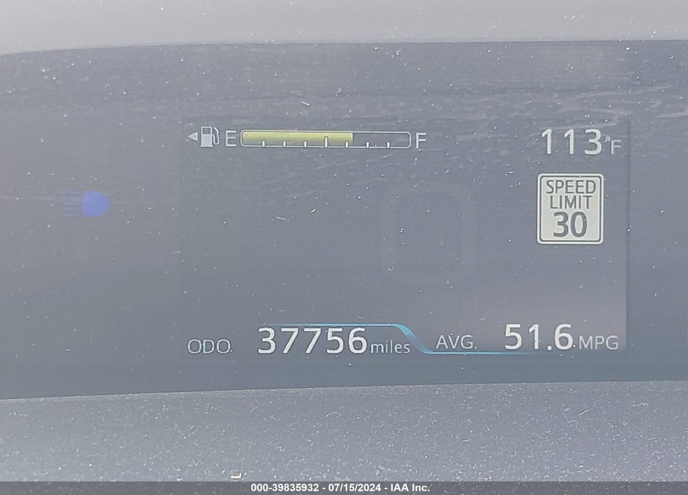 2022 TOYOTA PRIUS VIN: JTDKAMFU3N3169426