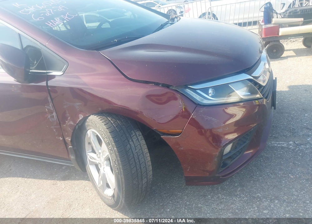 2019 HONDA ODYSSEY EX-L VIN: 5FNRL6H75KB015908
