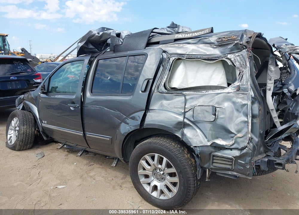 2008 NISSAN PATHFINDER LE V8 VIN: 5N1BR18B28C619120