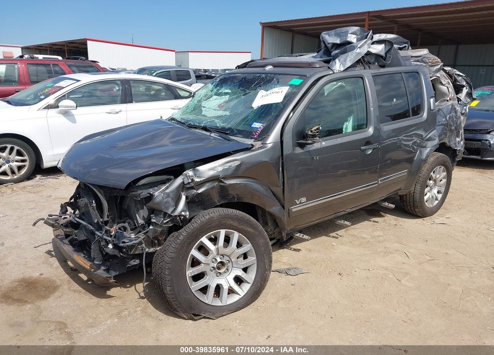 2008 NISSAN PATHFINDER LE V8 VIN: 5N1BR18B28C619120