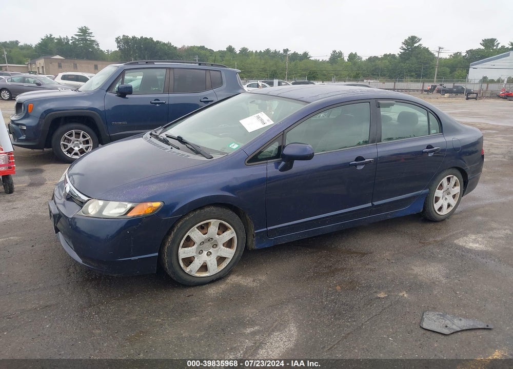 2008 HONDA CIVIC LX VIN: 2HGFA16548H520274
