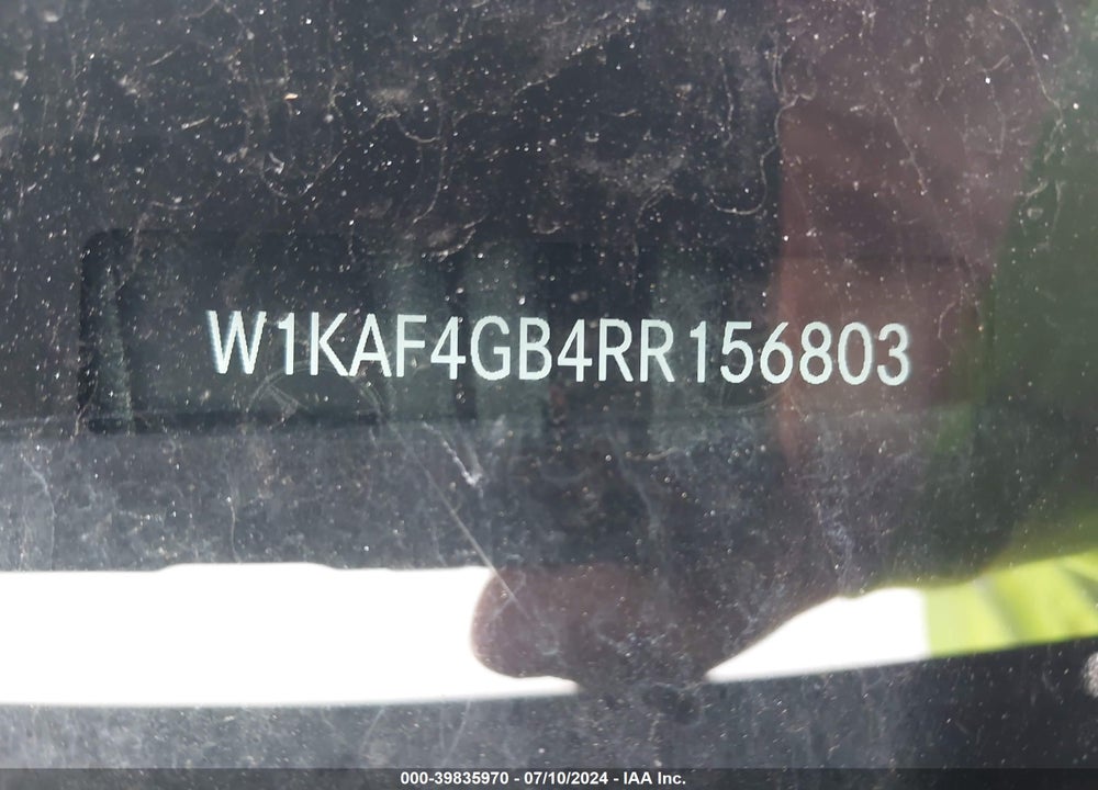 2024 MERCEDES-BENZ C 300 VIN: W1KAF4GB4RR156803