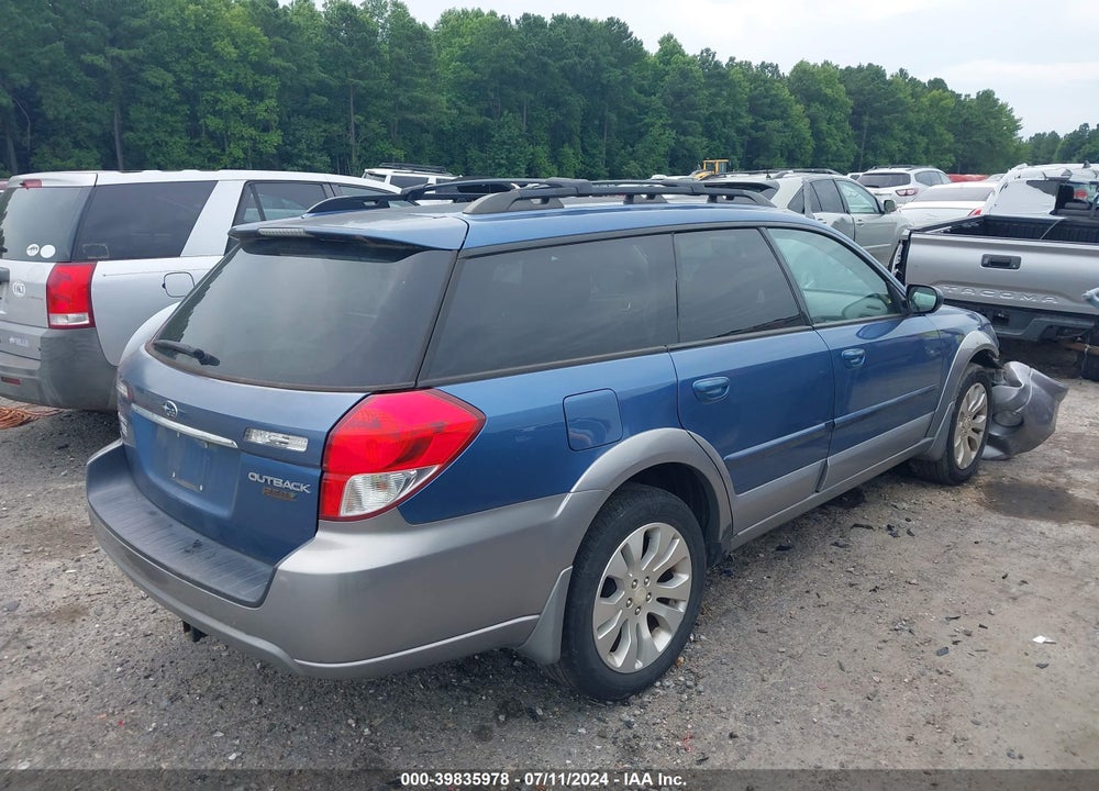 2009 SUBARU OUTBACK 2.5I LIMITED VIN: 4S4BP66C097316135