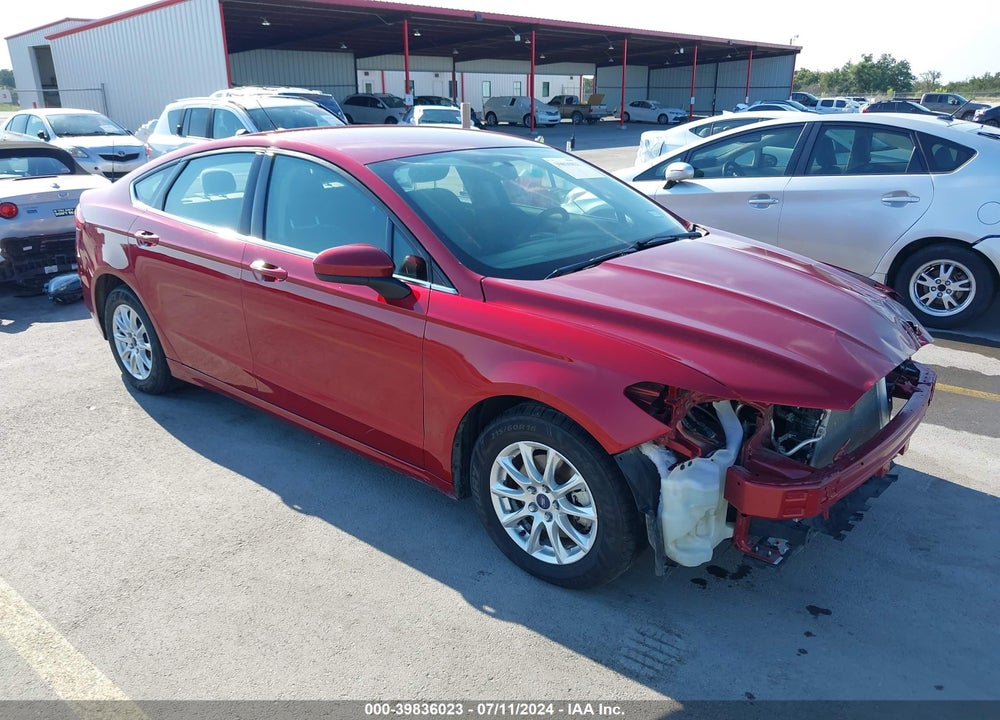 2018 FORD FUSION S VIN: 3FA6P0G77JR158495