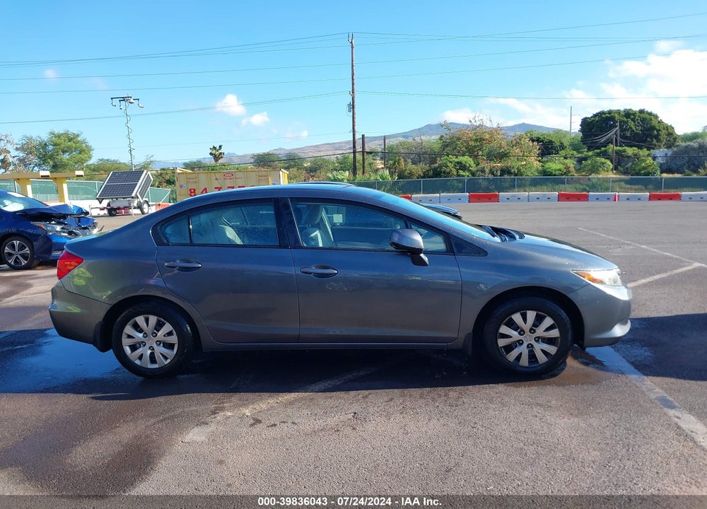 2012 HONDA CIVIC LX VIN: 2HGFB2F59CH314508