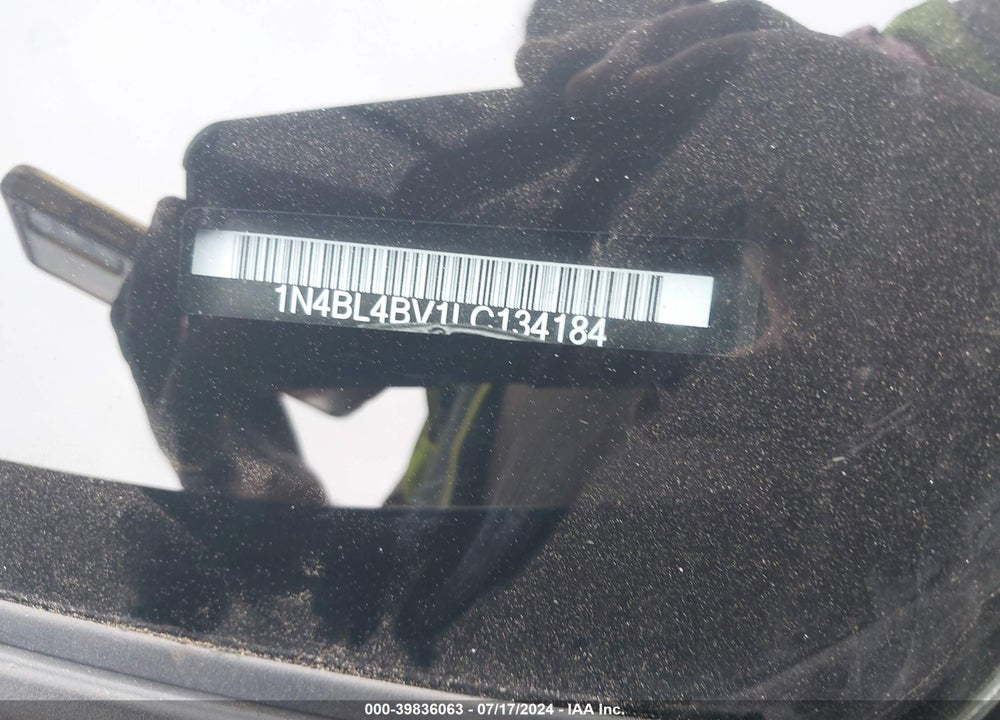 2020 NISSAN ALTIMA S FWD VIN: 1N4BL4BV1LC134184