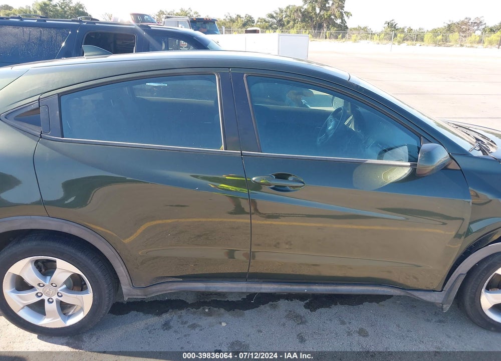 2016 HONDA HR-V LX VIN: 3CZRU5H39GM709101