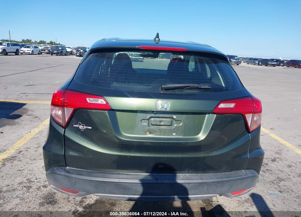 2016 HONDA HR-V LX VIN: 3CZRU5H39GM709101