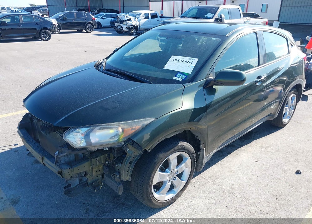 2016 HONDA HR-V LX VIN: 3CZRU5H39GM709101