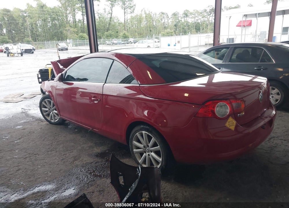 2007 VOLKSWAGEN EOS 2.0T VIN: WVWFA71F37V020372