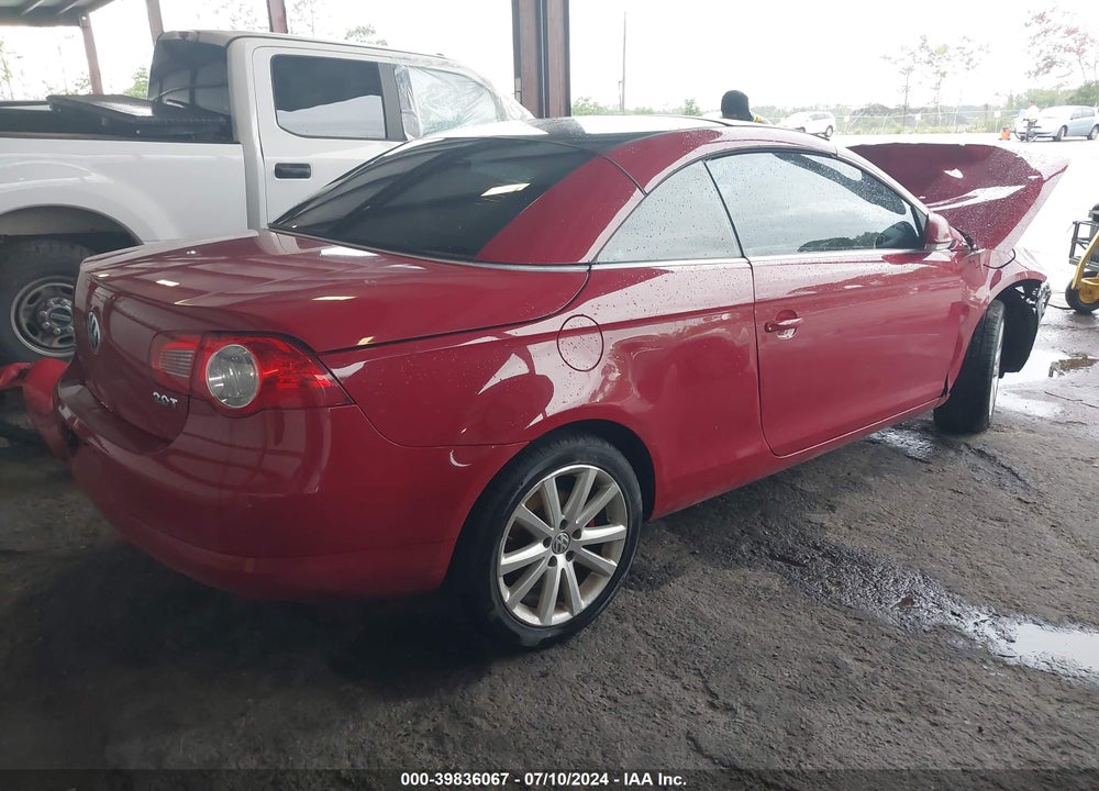 2007 VOLKSWAGEN EOS 2.0T VIN: WVWFA71F37V020372