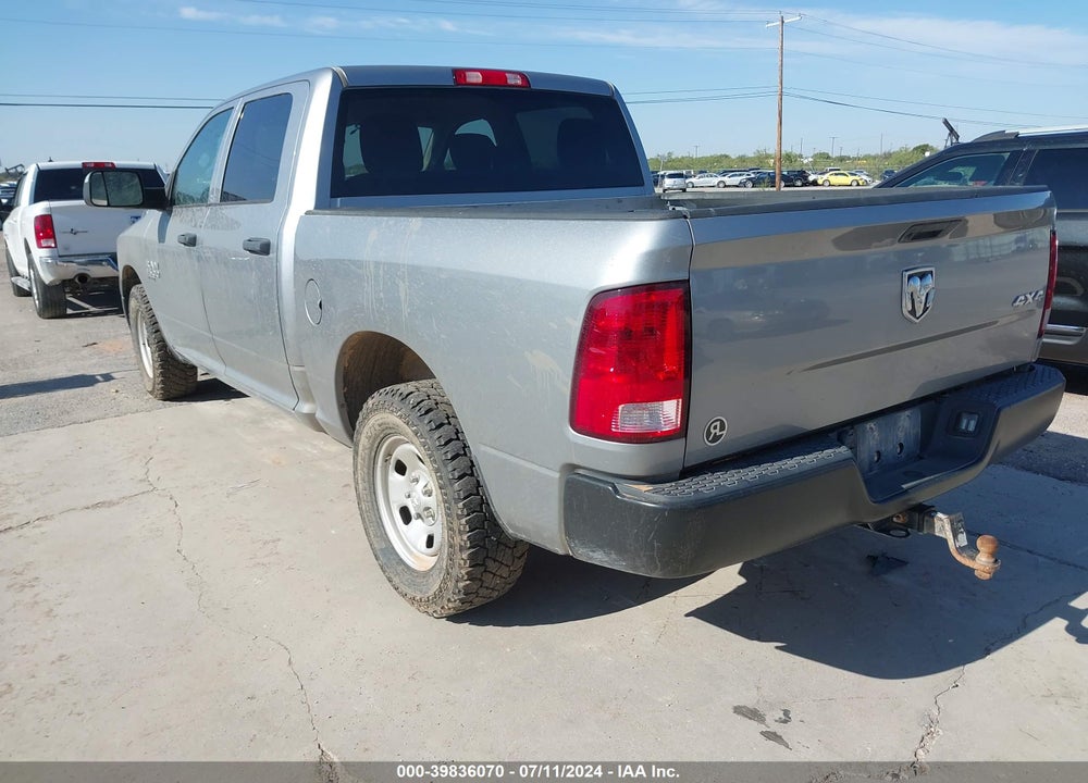2021 RAM 1500 CLASSIC TRADESMAN 4X4 5'7 BOX VIN: 3C6RR7KG0MG621988
