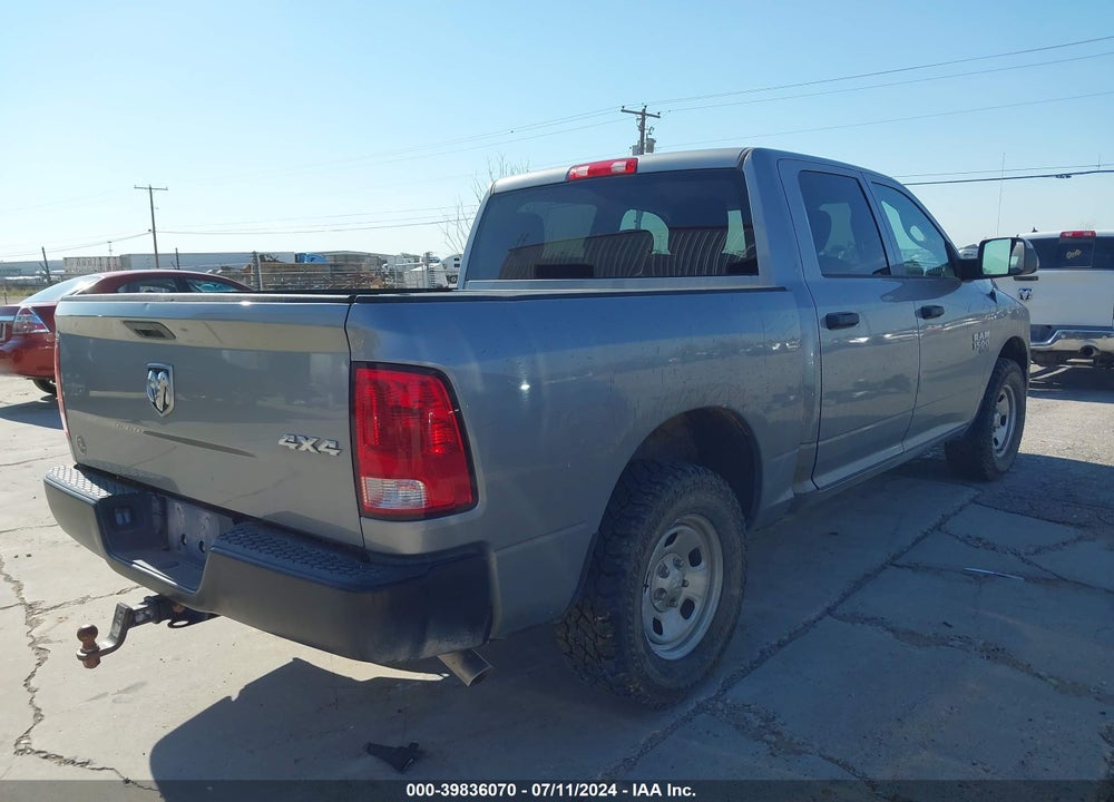 2021 RAM 1500 CLASSIC TRADESMAN 4X4 5'7 BOX VIN: 3C6RR7KG0MG621988