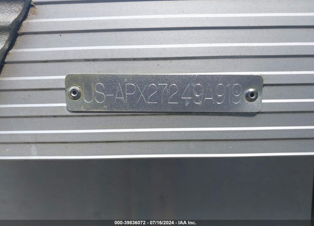 2019 APEX MARINE QWEST VIN: APX27249A919