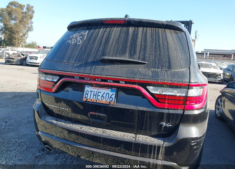 2020 DODGE DURANGO R/T RWD VIN: 1C4SDHCT2LC260162