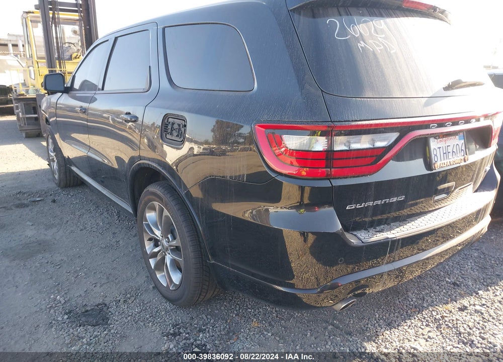 2020 DODGE DURANGO R/T RWD VIN: 1C4SDHCT2LC260162