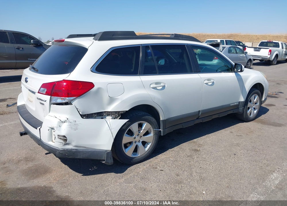 2010 SUBARU OUTBACK 3.6R PREMIUM VIN: 4S4BRDFC0A2381194