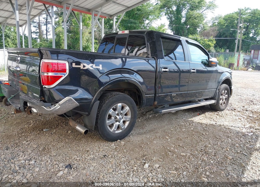 2013 FORD F-150 LARIAT VIN: 1FTFW1EF8DKF82631