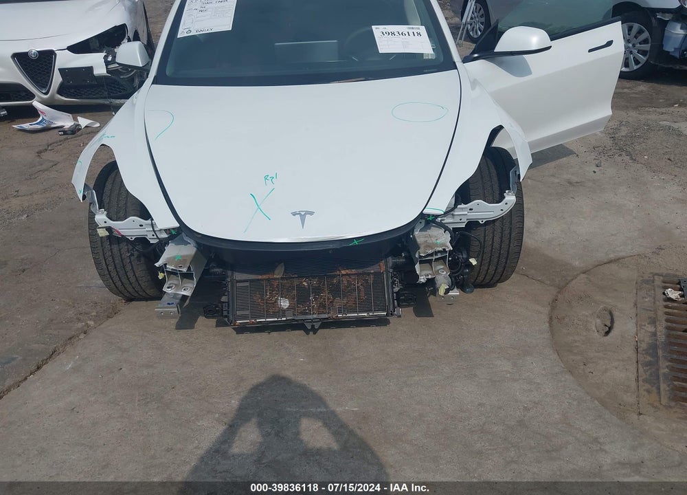 2022 TESLA MODEL 3 LONG RANGE DUAL MOTOR ALL-WHEEL DRIVE VIN: 5YJ3E1EB4NF181627