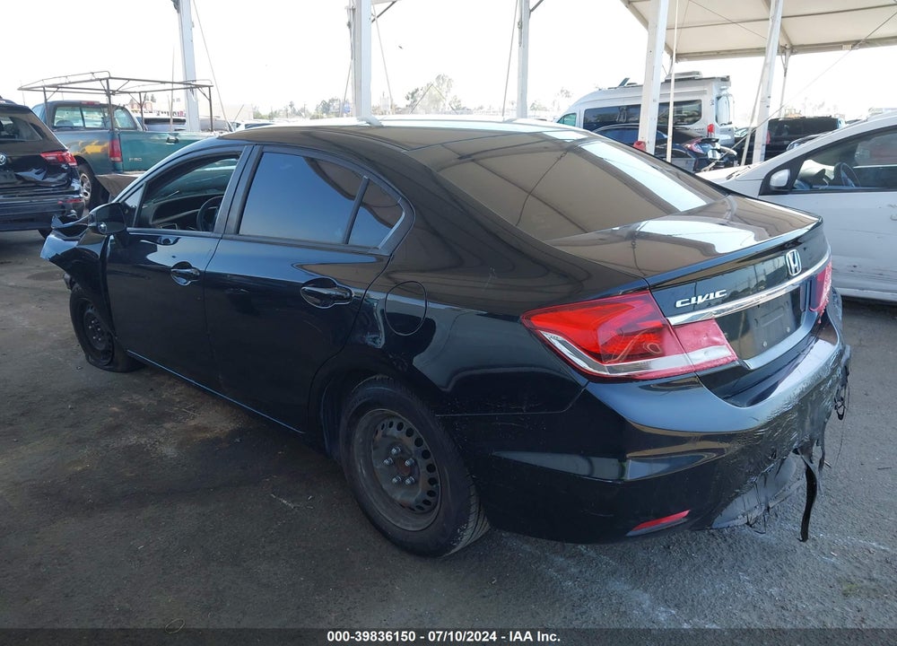 2013 HONDA CIVIC LX VIN: 19XFB2F59DE233505