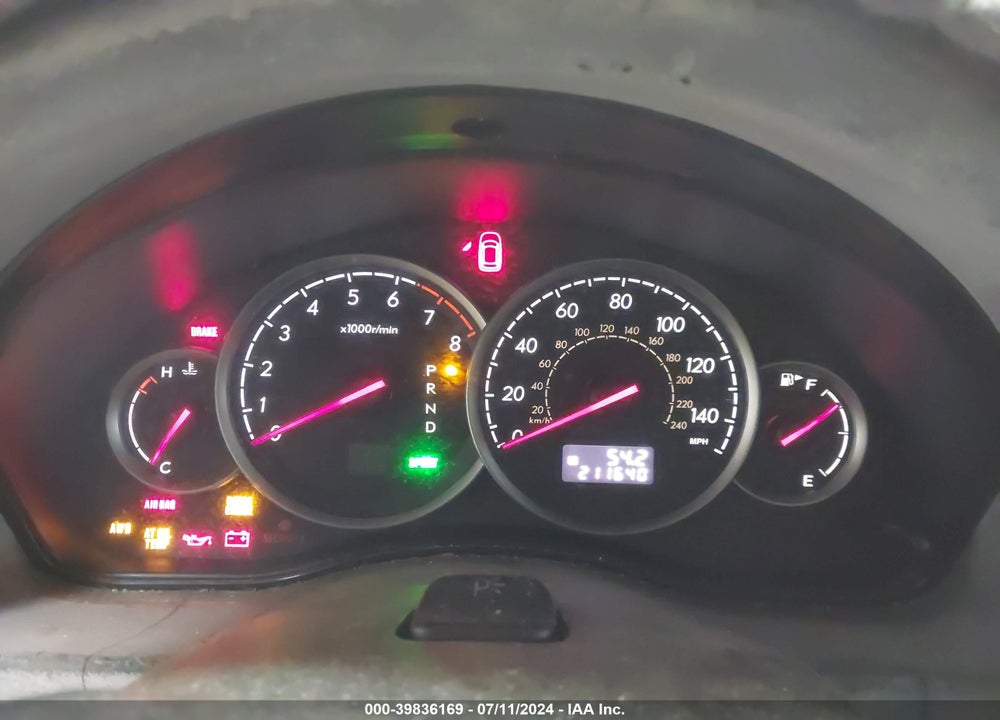 2007 SUBARU OUTBACK 2.5I BASIC VIN: 4S4BP61C377327392