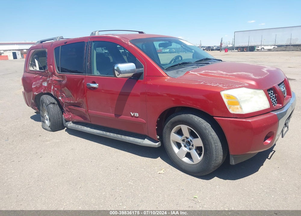 2005 NISSAN ARMADA SE VIN: 5N1AA08A55N708524