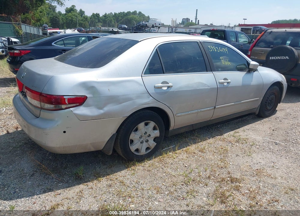 2003 HONDA ACCORD 2.4 LX VIN: 1HGCM56373A043976