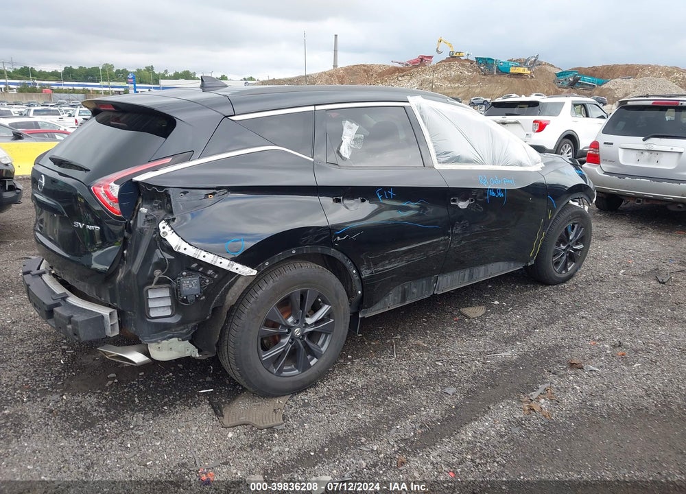 2018 NISSAN MURANO SV VIN: 5N1AZ2MH5JN171641