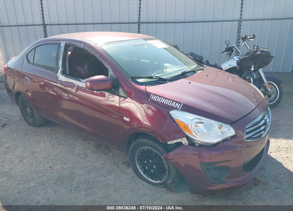2018 MITSUBISHI MIRAGE G4 ES VIN: ML32F3FJ2JHF13302