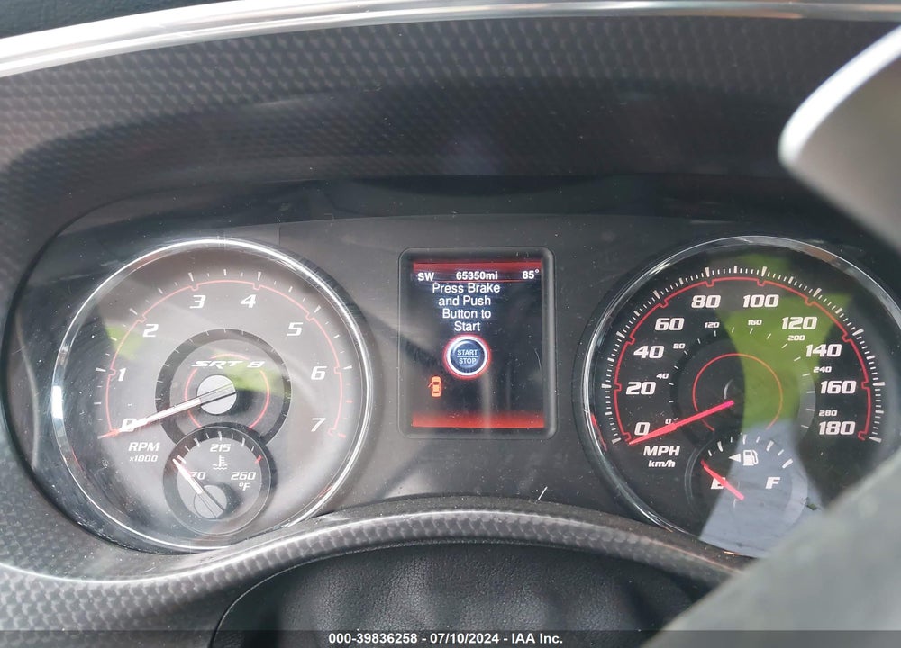 2014 DODGE CHARGER SRT8 VIN: 2C3CDXEJ5EH216137