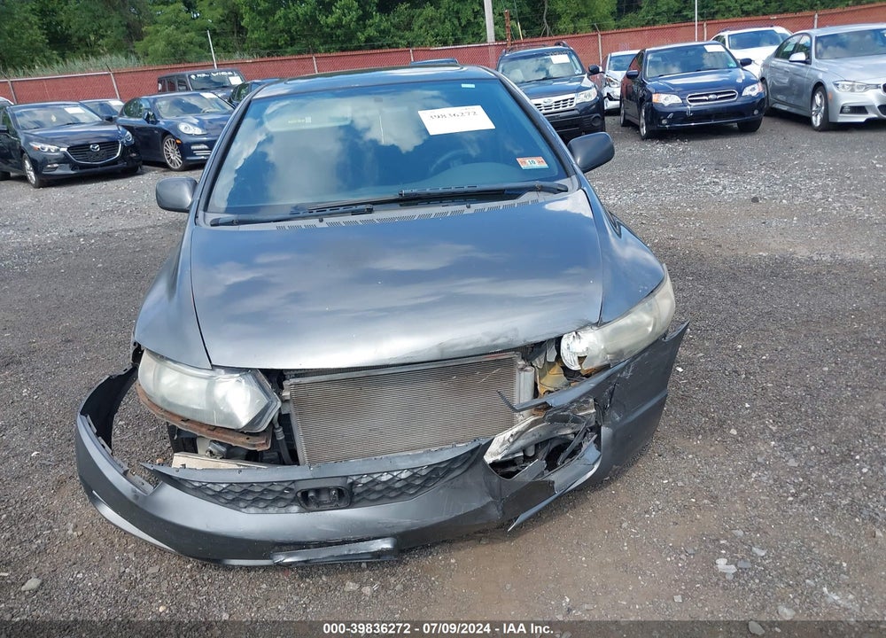 2009 HONDA CIVIC EX VIN: 2HGFG12899H534655