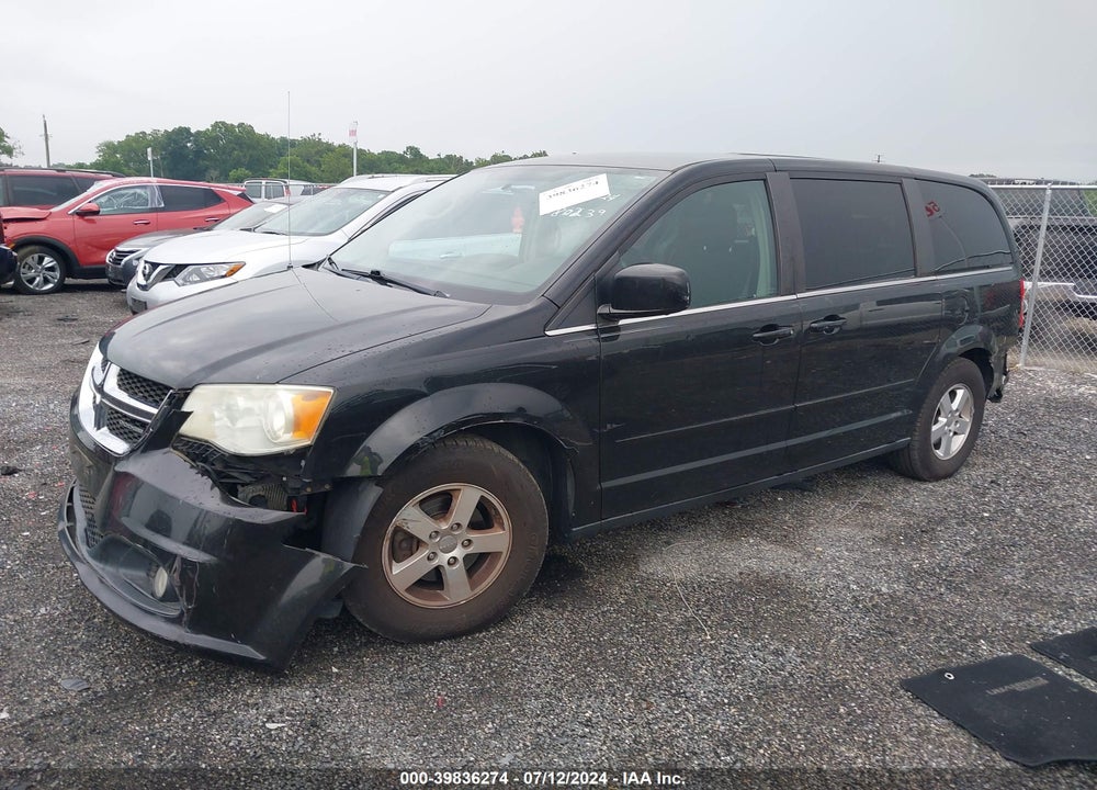 2012 DODGE GRAND CARAVAN CREW VIN: 2C4RDGDG8CR112910