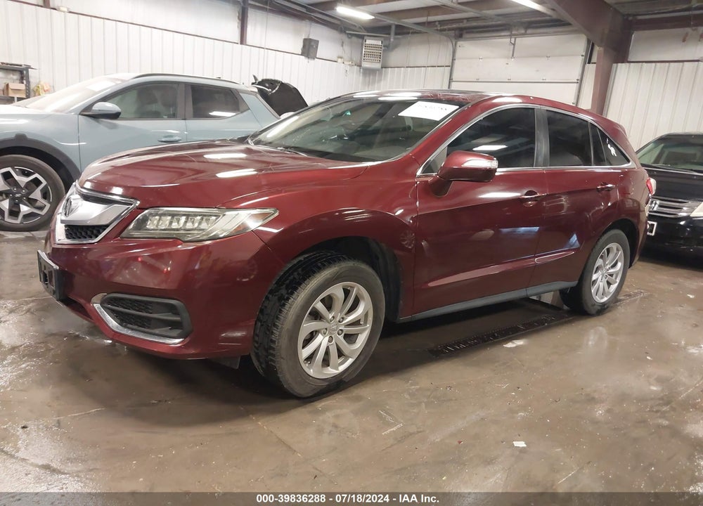 2016 ACURA RDX TECHNOLOGY   WATCH PLUS PACKAGES/TECHNOLOGY PACKAGE VIN: 5J8TB3H58GL007801