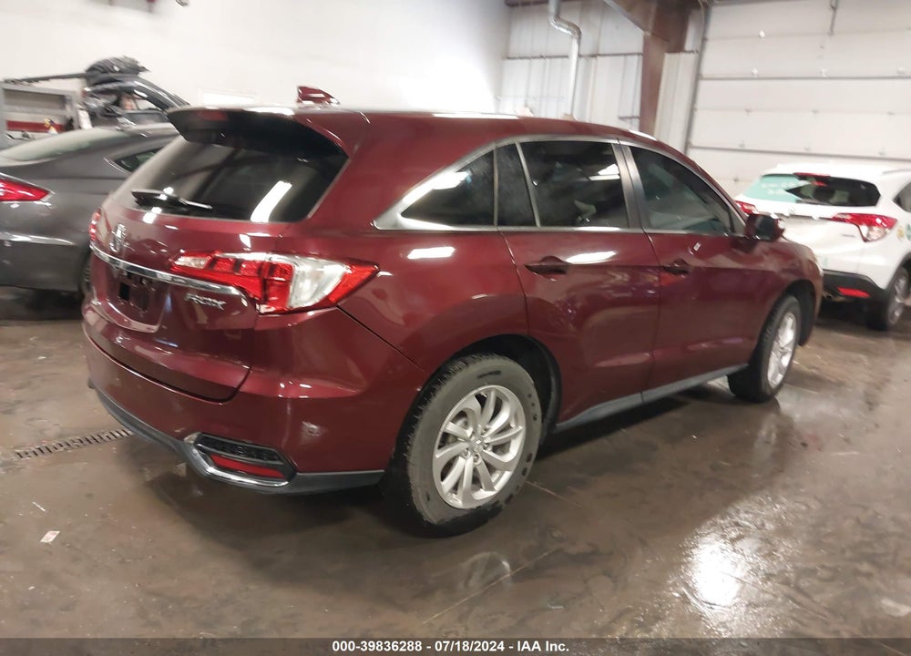 2016 ACURA RDX TECHNOLOGY   WATCH PLUS PACKAGES/TECHNOLOGY PACKAGE VIN: 5J8TB3H58GL007801